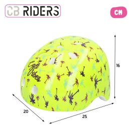 Casco de Ciclismo para Niños Colorbaby Neon Cali Vibes Amarillo (4 Unidades) Casco de Ciclismo para Niños Colorbaby Neon Cali Vibes Amarillo (4 Unidades)