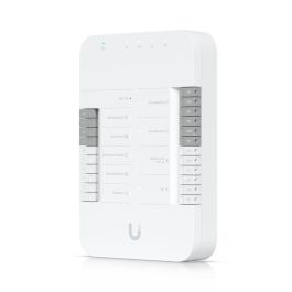 Ubiquiti Gate Hub Avanzado para Control de Acceso y Gestión de Intercomunicadores con 5x RJ-45, PoE++, Montaje en Carril DIN