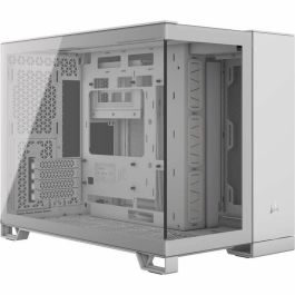 Corsair Caja ATX Semitorre 2500X - Midi Tower, Ventana Lateral, Refrigeración Líquida, Compatible con ATX, USB 3.2 Gen 1 y Gen 2, Blanco
