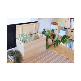 Astigarraga Baúl dinámico de pino macizo 80 x 40 x 50 cm