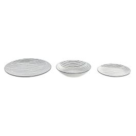Vajilla Mediterraneo DKD Home Decor Azul 19 x 2 x 19 cm Set de 18 Vajilla Mediterraneo DKD Home Decor Azul 19 x 2 x 19 cm Set de 18