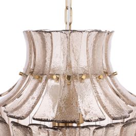 Lámpara Techo Gris Cristal Iluminación 53 X 53 X 76 cm