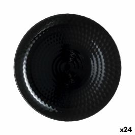 Plato Llano Luminarc Pampille Negro Vidrio (25 cm) (24 Unidades) Precio: 73.50000042. SKU: S2709819