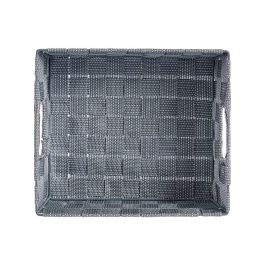 Cesta de Tela Rectangular Kipit 23 cm Gris - 27x8x23 cm, 3 L (48 Unidades) Cesta de Tela Rectangular Kipit 23 cm Gris - 27x8x23 cm, 3 L (48 Unidades)