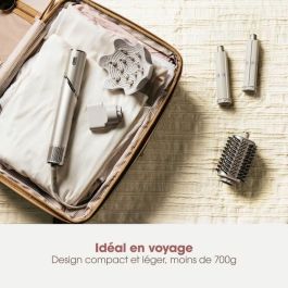 Shark Secador y Moldeador de Pelo 2 en 1 HD446SLEU con 5 Accesorios, Champán, 1400 W