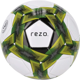 REZO Balón de fútbol PVC Talla 4 Amarillo bicolor Resistente Precio: 23.50000048. SKU: B12JAXMETW