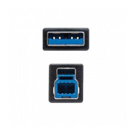 Cable USB 3.0 Impresora Nanocable 10.01.0802-BK/ USB Tipo-B Macho - USB Macho/ 2m/ Negro Cable USB 3.0 Impresora Nanocable 10.01.0802-BK/ USB Tipo-B Macho - USB Macho/ 2m/ Negro