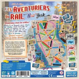 Asmodee ACD0824968200605 - Días de Maravilla Aventureros Ferroviarios: Nueva York Juego de Mesa 8+ años, 2-4 jugadores, 10-15 min