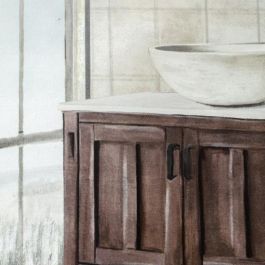 DKD Home Decor Cuadro Tradicional Multicolor 42 x 42 cm (2 Unidades) Lienzo y PS