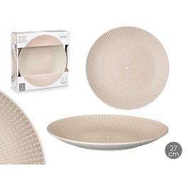 Vessia Plato Llano 27 cm Grabado Gris - Cerámica (12 Unidades) Precio: 39.49999988. SKU: B16EX3SJPM