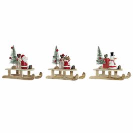 Adorno Navideño DKD Home Decor Madera Papá Noel (14 x 6 x 13 cm) (3 pcs) Precio: 3.78999951. SKU: B184L9LVQJ
