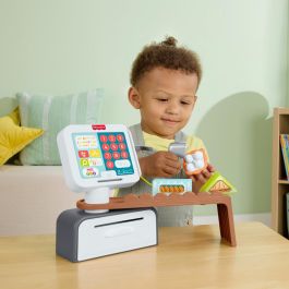 Fisher-Price Caja Registradora Infantil con Canciones, Sonidos y Accesorios. Juguete Educativo para Niños +2 Años, Funciona con Pilas AA