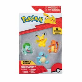 Figura pokemon pack de 4 figuras kanto. 5 cm