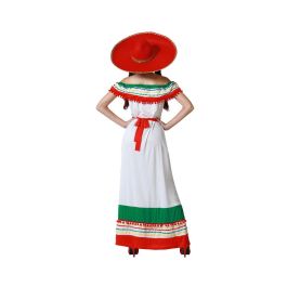 Disfraz Mujer Adulto Mejicana Tricolor XXL