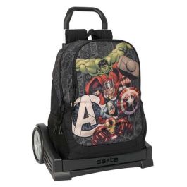 Mochila Safta Mod. 665 Con Carro Evolution Avengers Vendetta 440x320x160 mm