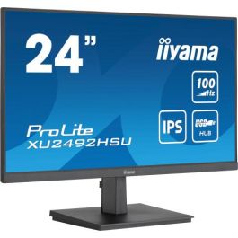 MONITOR IIYAMA 24" PROLITE SLIM XU2492HSU-B6, IPS, 100HZ, 0,4 MS, USB, HDMI, DISPLAYPORT, ALT 2x2W, INCLI