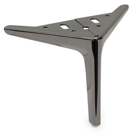 Q&Q Pata Metálica Modelo Clay, Acabado Níquel Oscuro, 125 mm de Altura, para Sofás y Muebles Precio: 5.89000049. SKU: B14QH7S3ZF