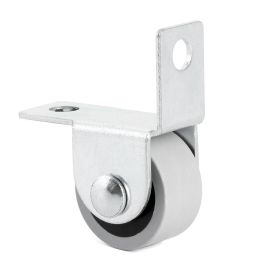 Q&Q Rueda Fija Kety-S con Aro de Goma Gris D25 H28 y Soporte de Acero Zincado, Forma Escuadra Precio: 1.49999949. SKU: B1JE4LZFZA