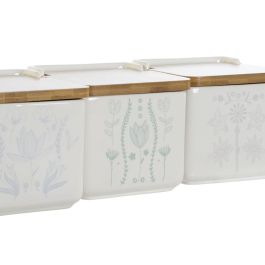 DKD Home Decor Salero Scandi de Dolomita y Bambú 750ml 14x12.5x12 cm (Juego de 3 Unidades Colores Surtidos: Verde, Azul, Lila, Blanco) DKD Home Decor Salero Scandi de Dolomita y Bambú 750ml 14x12.5x12 cm (Juego de 3 Unidades Colores Surtidos: Verde, Azul, Lila, Blanco)