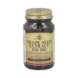SOLGAR Semilla de Uva Grape Seed 100mg 30 Cápsulas. Refuerza Venas, Arterias, Colesterol, Antioxidante. Apto Veganos. Precio: 42.79. SKU: B13FJCAYMC