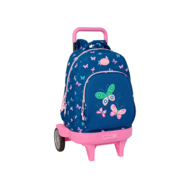 Safta Mochila Escolar con Carro Blackfit8 Mariposas, Grande, Extraíble, Compact Evolution, Blackfit8 Mariposas, 450x330x220 mm Precio: 55.50000049. SKU: B14GWWSA2J