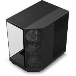NZXT H6 Air Flow Midi Tower Negro - CC-H61FB-R1 - Ventiladores 3x120mm, Compatibilidad ATX/microATX/Mini-ITX, Vidrio Templado