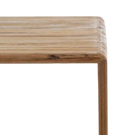 S/3 Mesa Auxiliar Natural Madera de Teca 65 X 30 X 66 cm
