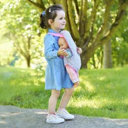 Corolle COR1739901979077 Portabebés Floral para Muñecas 36/42 cm Ajustable desde 3 Años