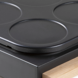 Domo DO8719W Set de wok para fiestas 2 en 1 - 6 personas - Wok y panqueques - 1000 W