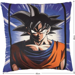 Dragon Ball Z Cojín Doble Cara Cuadrado Goku y Vegeta Microfibra 40 x 40 cm AAAWI32489