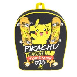 CYP BRANDS Mochila escolar Pikachu Pokémon de 30cm - Ideal para fans, 24x10x30cm Precio: 10.50000006. SKU: B163YHFDBR