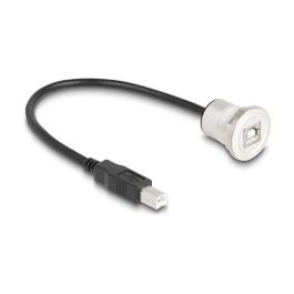 DeLOCK Cable USB 2.0 Tipo B Macho a Hembra de 30 cm (0.3 m) con Conectores de Aluminio y Panel Frontal - Modelo 88182 Precio: 37.50000056. SKU: B1C3PWS7WC