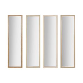 Espejo de pared Home ESPRIT Blanco Marrón Beige Gris 35 x 2 x 125 cm (4 Unidades) Precio: 110.49999994. SKU: B1G23PT2LC