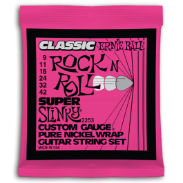 Ernieball Juego Cuerdas Guitarra Eléctrica Slinky P.Nickel Super 9-42 Precio: 9.5000004. SKU: B1ABENRVX9