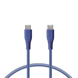 Cable de Datos/Carga con USB KSIX Azul 1 m Precio: 5.59000035. SKU: S1906080