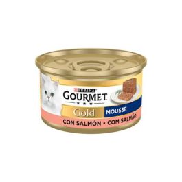 Purina Gourmet Gold Mousse Salmón para Gatos - 24 Paquetes de 85 gr - Deliciosos Trocitos de Salmón Precio: 21.7900001. SKU: B1K8K2A7QV