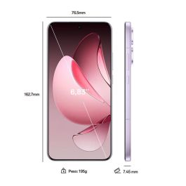 Smartphone Oppo Reno 13 Pro 12GB/ 512GB/ 6.83"/ 5G/ Purpura Smartphone Oppo Reno 13 Pro 12GB/ 512GB/ 6.83"/ 5G/ Purpura