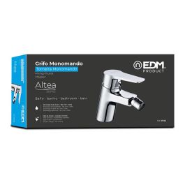 Edm Grifo Monomando Bidé Serie Altea Cromo Latón Latiguillos 40cm Cartucho Cerámico 35mm Ref. 01189
