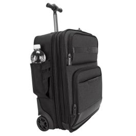 Targus CitySmart Maleta de Cabina Compacta con Ruedas 12-15.6" para Portátil, Protección Anticaídas SafePort y Compartimento Ropa