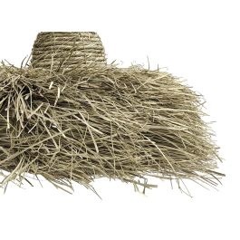 DKD Home Decor Lamps 2c 24 Lámpara de Techo Estilo Item Home Hecha a Mano Fibras Naturales 64 x 64 x 34 cm