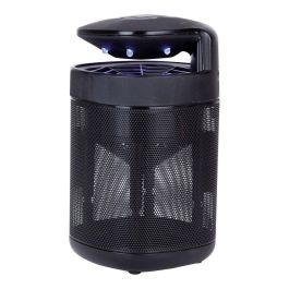 Jata Hogar Atrapa mosquitos 20 m², interior, 6 bombillas LED UV, negro