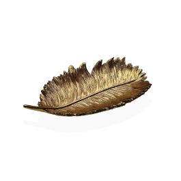 Centro De Mesa Hoja Dorado Versa 11X3CM (2 Unidades) Centro De Mesa Hoja Dorado Versa 11X3CM (2 Unidades)