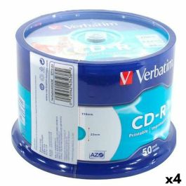 CD-R Verbatim 700 MB 52x (4 Unidades) Precio: 107.69. SKU: B1672M353B