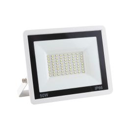 Foco Proyector LED 50W 4.000Lm 6000ºK IP66 Regulable 60,000H Acabado Blanco [LM-6007-W-CW]