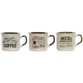Taza Vintage DKD Home Decor Verde Blanco 8.3 x 7 x 10.5 cm (12 Unidades) Precio: 34.50000037. SKU: B12YMTBPJN