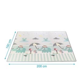 KioKids Tapete Mantita Plegable Educativo 150 x 200 cm Impermeable Reversible