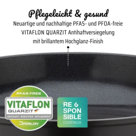 GSW Sartén de Aluminio Fundido Natural Fit 24 cm 100% Reciclado Libre de PFAS para Inducción GSW4005643418614