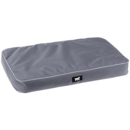 Colchón para perros - Ferplast - POLO - 65 x 40 x h 8 cm - Relleno extraíble - Gris