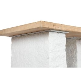 Mesa Comedor Moderno DKD Home Decor Blanco Natural 90 x 77 x 180 cm Mesa Comedor Moderno DKD Home Decor Blanco Natural 90 x 77 x 180 cm