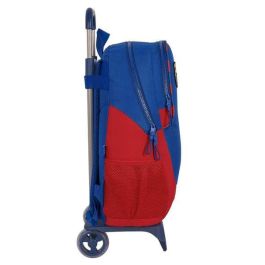 Mochila Escolar con Ruedas F.C. Barcelona Azul Granate 32 x 44 x 16 cm Mochila Escolar con Ruedas F.C. Barcelona Azul Granate 32 x 44 x 16 cm